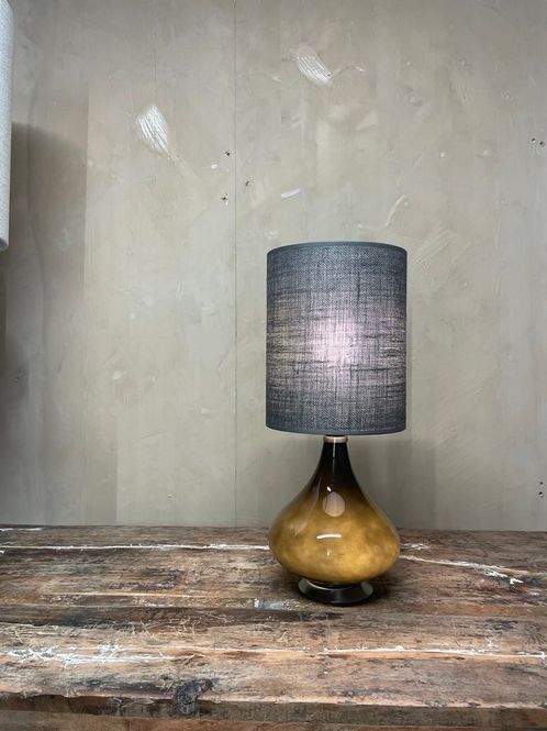 Hovedbilde Flavia  negra mini, Grå lin, H 48cm