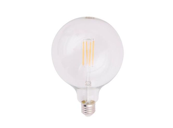 Hovedbilde Globe LED lyspære 125mm 4W Dimbar E27 300 Lumen. ...